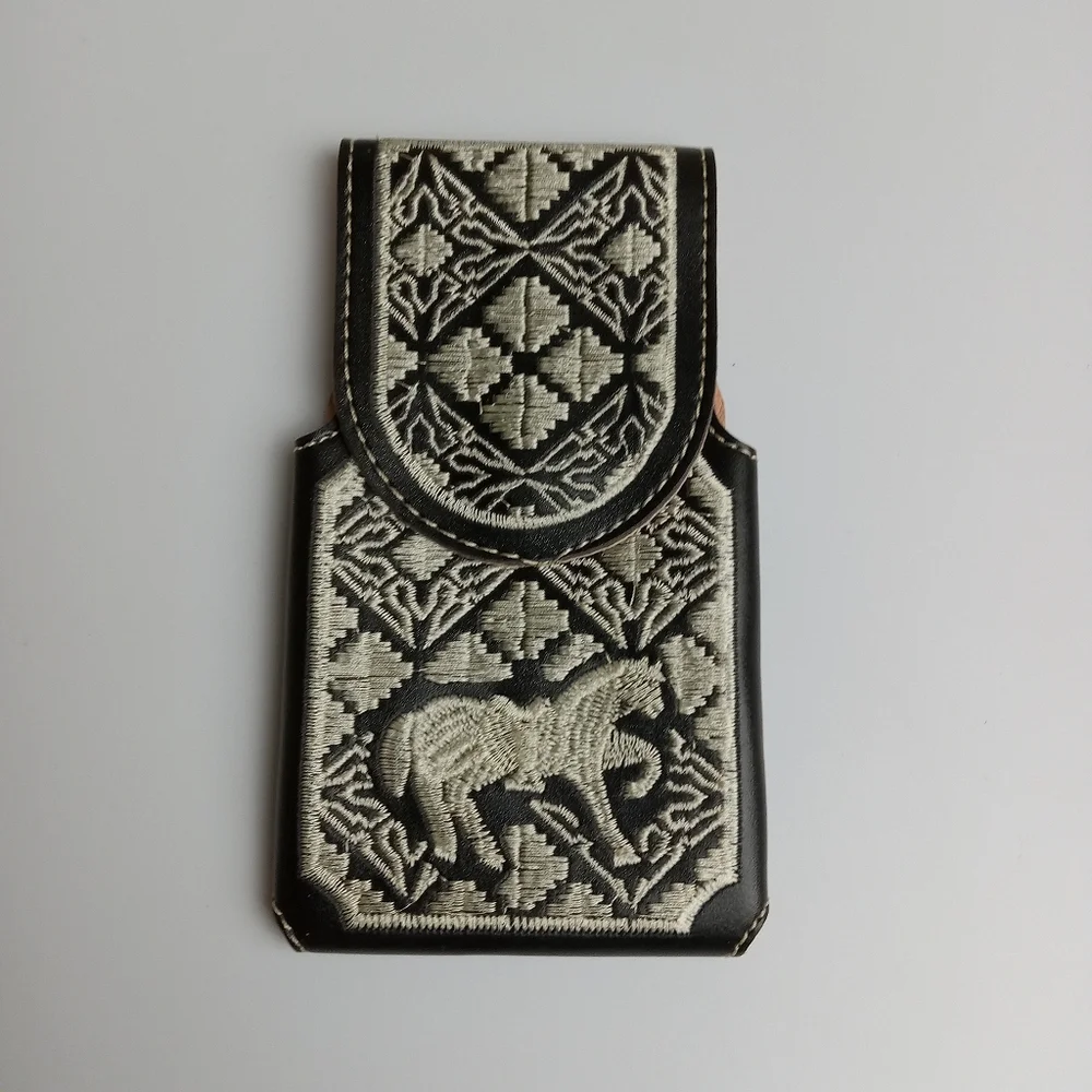 WESTERN LEATHER CELL‎ PHONE CASE, FUNDA VAQUERA DE CUERO COWBOY RODEO PHONE CASE